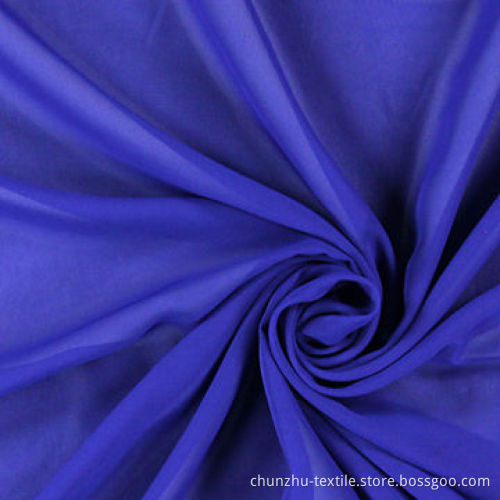 Chiffon fabric, made of 100% polyester